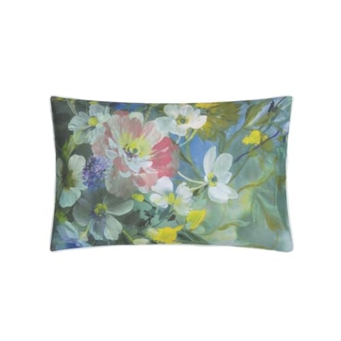 Gladys Blossom Kissenbezug, Bedruckt, Baumwoll-Satin, 50 x 75 cm Designers Guild