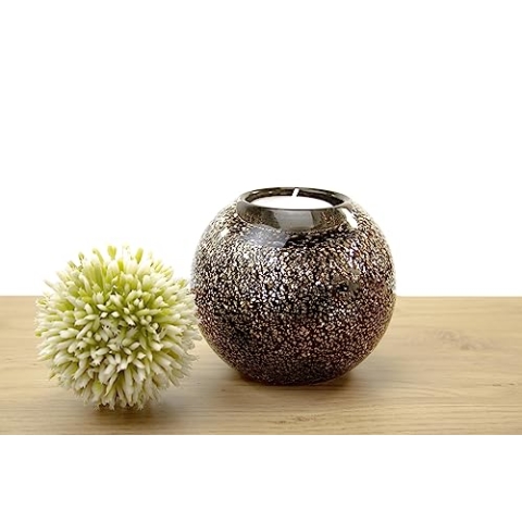 Mini Urne - Urn - Teelichthalter - Schwarz mit Gold - Urne- Urne Hund – Urne Katze – Hunde Urne – Mini Urne – Urne fur Hunde – Katzen Urne – Asche Urne – Urne klein – Tierurne - Kleine Urne