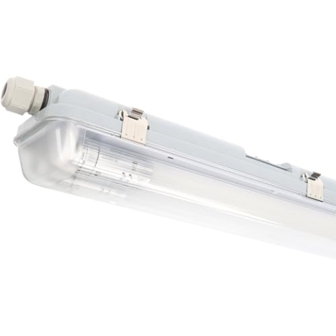 LED's light 2411205 Feuchtraumleuchte mit LED-Röhren 150 cm 2x 20,5W neutralweiß IP65 G13