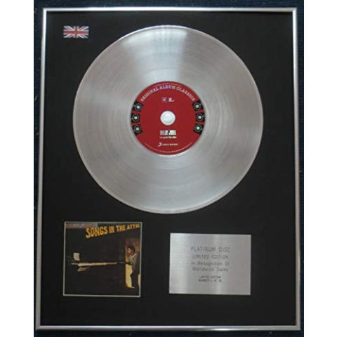 Century Presentations - Billy JOEL – Limitierte Auflage, Platin-Schallplatte – Songs im Dachboden