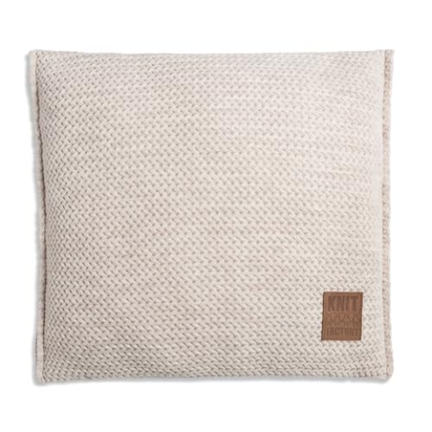 KNIT FACTORY - Maxx Kissen - Beige - 50x50 cm