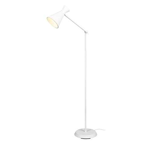 Reality Leuchten Stehleuchte Enzo R40781031, Metall Weiß matt, exkl. 1x E27