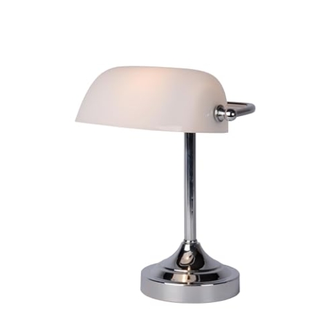 LUCIDE BANKER - Schreibtischlampe - 1xE14 - Chrom