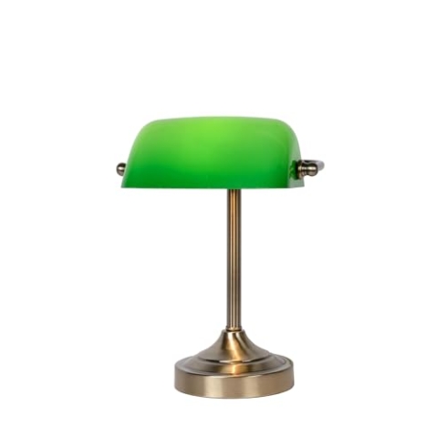 LUCIDE BANKER - Schreibtischlampe - 1xE14 - Bronzefarbe