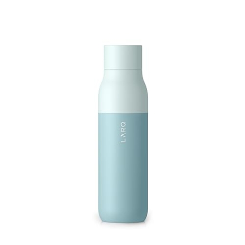 LARQ Bottle Twist Top 500ml - Isolierte Edelstahl-Trinkflasche | Thermoskanne, BPA-frei | Wiederverwendbare Wasserflasche für Camping, Büro und Reisen | Hält Getränke kalt und heiß, Seaside Mint