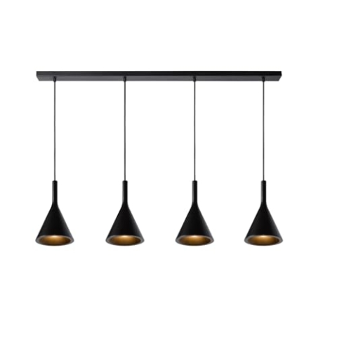 LUCIDE GIPSY - Pendelleuchten - 4xE27 - Schwarz
