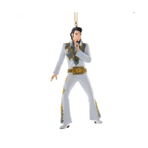 Kurt Adler Elvis Presley in arabischem Overall, Ornament, 13 cm, Mehrfarbig