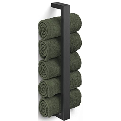 ZACK Linea 40598 Guest Towel Rail Stainless Steel Black