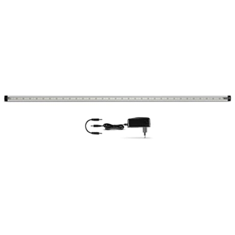 REV Unterbauleuchte TS - LED Schrankbeleuchtung mit Sensor, 30.000h, 10W, 1100lm, 1000 x 25 x 10 mm, silber