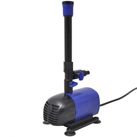 vidaXL Teichpumpe Springbrunnenpumpe Wasserspiel Fontäne Gartenpumpe 50W 2000L/h