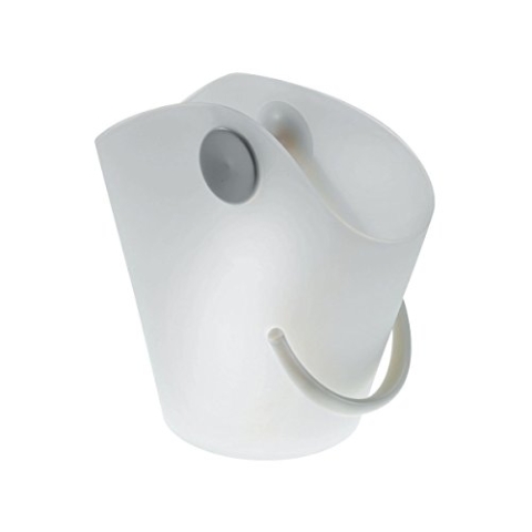 Alessi CHIRINGUITO Weinkühler, thermoplastisches Harz, eisgrau, 11 x 32 x 11 cm