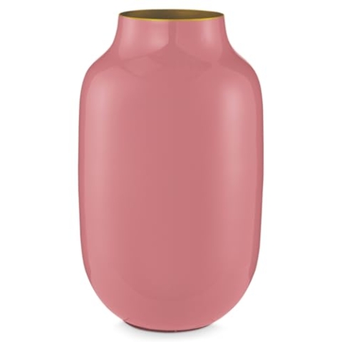 Pip Studio Vase Metall Oval Old Pink 30 cm