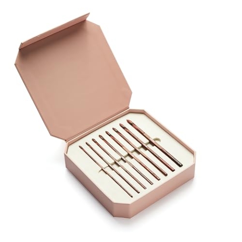 KnitPro Deluxe-Geschenkset – Symfonie Rose Häkelnadeln (3,50–8,00 mm)