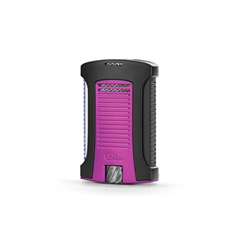 Colibri Daytona Jet Feuerzeug | Zigarren- und Zigarettenanzünder | Windbeständig | Funktioniert mit Butan (Nicht im Lieferumfang enthalten) | Schöne Elegante Geschenkbox | Zwei Jahre Garantie