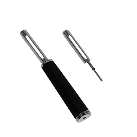 KAI Michel Bras Universalschäler mit 2 Klingen - I-Schäler aus Edelstahl mit Klinge 4,2 cm / Griff 10,5 cm - Sparschäler Schäler für Gemüse Obst Kartoffelschäler Spargelschäler