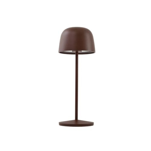 Lindby LED Arietty (Touchdimmer) dimmbar (spritzwassergeschützt (Modern) in Braun aus Aluminium (1 flammig,) Touch Lampe Wohnzimmerleuchte