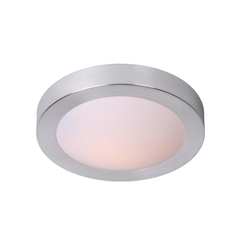 LUCIDE FRESH - Deckenleuchte Badezimmer - Ø 27 cm - 1xE27 - IP44 - Chrom Matt