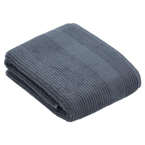 Vossen Tomorrow Badetuch 100 x 150 cm dunkelgrau