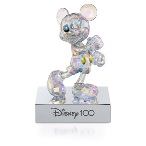 Swarovski Disney100 Mickey Mouse, Disney-Figur aus Mehrfarbigem, Strahlendem Swarovski Kristall