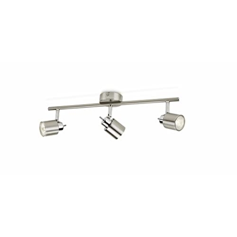 Suspension Philips Meranti 3 GU10 Métal Chrome (10 x 49 x 15,5 cm), Schwarz