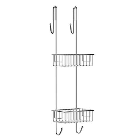 Bamodi Duschablage – Duschregal zum Hängen – Edelstahl – Maße: 70 x 18,5 x 21 cm, SIlber