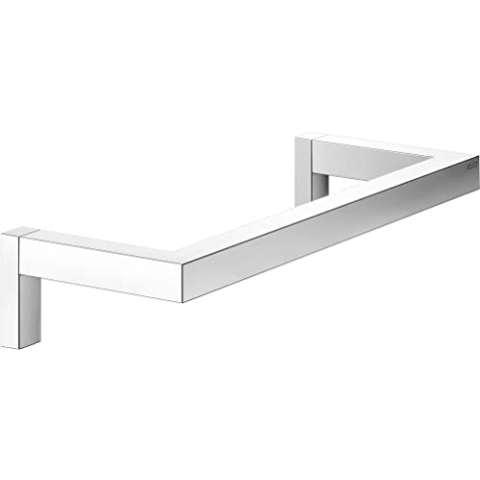 KEUCO Handtuchring aus Metall, Hochglanz-verchromt, 32cm breit, eckig, für Badezimmer und Gäste-Toilette, Wandmontage, Handtuchstange, Edition 90 Square