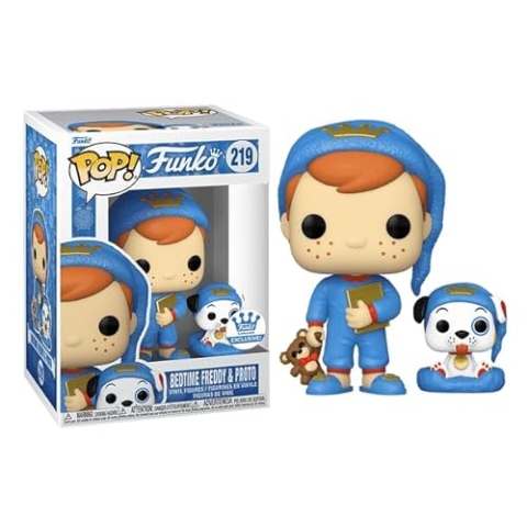 Funko Pop Bedtime Freddy & Proto Exclusive mit Kunststoffschutz 219