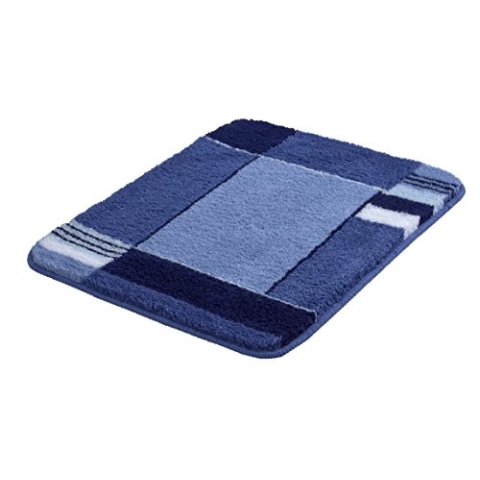 Kleine Wolke 7258769313 Badteppich Padova, 50 x 65 cm, marineblau