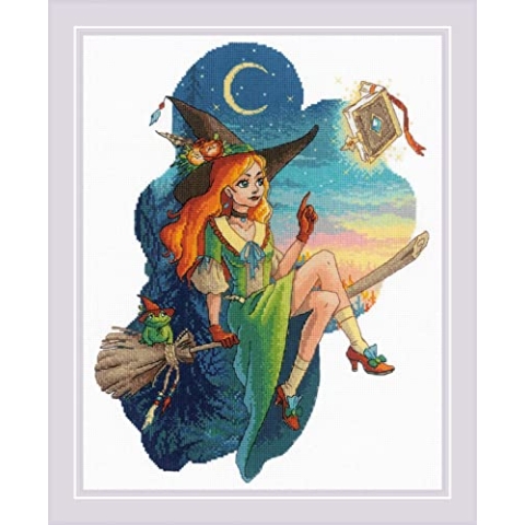 RIOLIS Counted Cross Stitch Kit 9.5"X11.75"-Magic Lessons (18 Count)