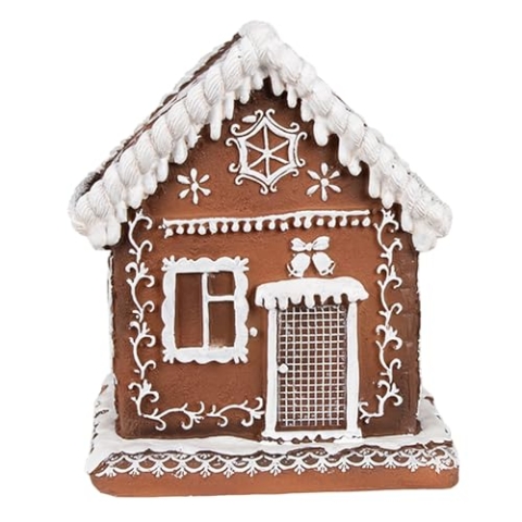 Clayre & Eef 13x13x15 cm Braun Kunststoff