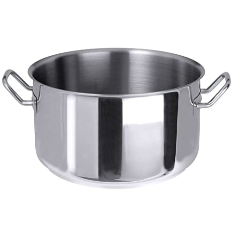 Contacto Professioneller Edelstahl Kochtopf Suppentopf Fleischtopf 18 cm in Gastroqualität extrem robust