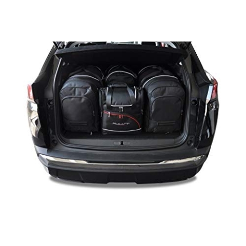 KJUST Kofferraumtaschen 4 stk kompatibel mit PEUGEOT 3008 PHEV II (P84E) 2019+