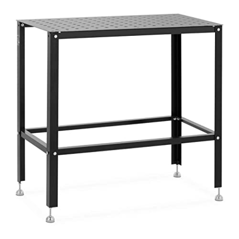 Stamos Welding Group SWG-TABLE950 Schweißtisch 100 kg 91,5 x 46 cm Schweißtisch Lochplatte Lochtisch Schweißtisch Räder