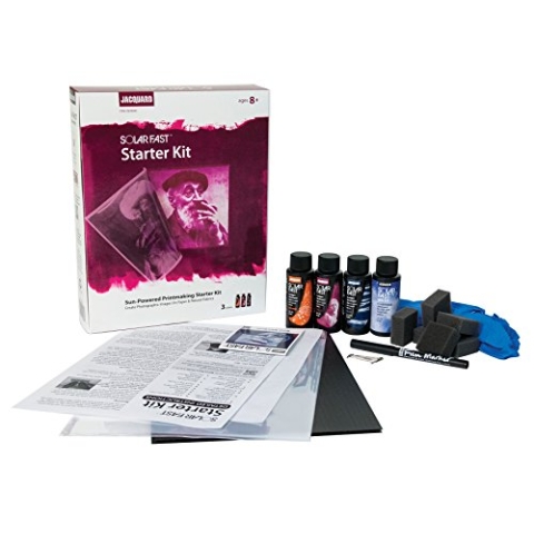 Jacquard SolarFast Kit, Papier, Leinwand, Stoff, Baumwolle, Mehrfarbig