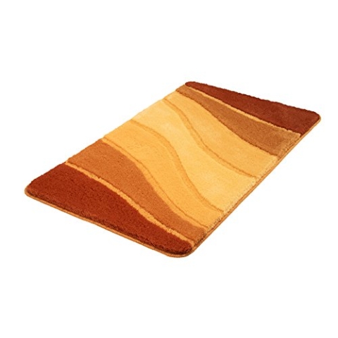 Meusch 2322539549 Badteppich Ocean, 80 x 150 cm, safran