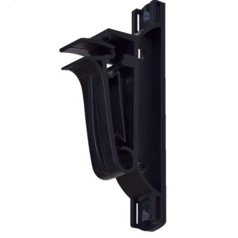 horizont Isolator Weidezaun Ranger I-40 FIX, Bandisolator, Seilisolator schwarz, 80 Stück, Band bis 40 mm, Seil bis 8 mm, Streckenisolator