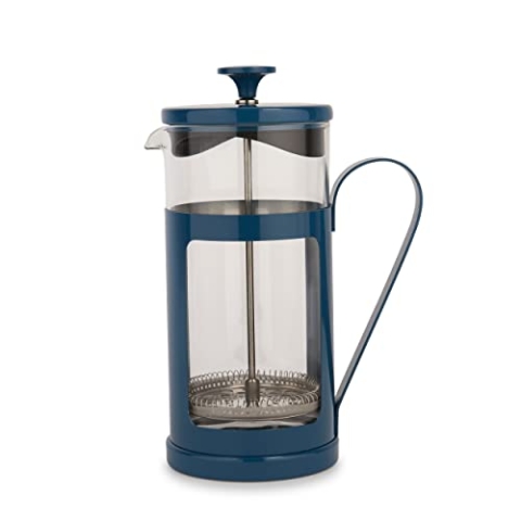 La Cafetiere La Cafetière Monaco Kaffeebereiter aus Glas, Edelstahl, Blau