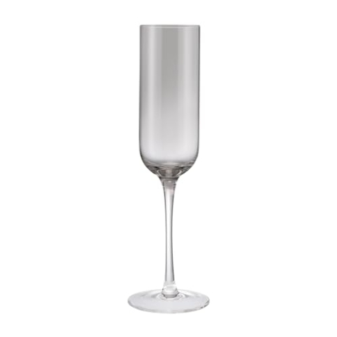 Blomus 4 Sektgläser Set -FUUMI- mundgeblasenes Sektglas 220 ml (Smoke)