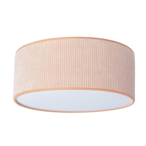 Baby's Only - Deckenleuchte Sense - Deckenlampe - Kinderzimmer deko - Angenehmes Licht - Geripptem Cordsamt - Peach - Ø35 cm