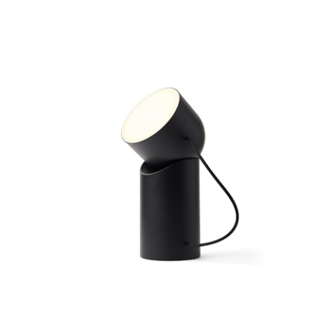Lexon ORBE Tischlampe mit Abnehmbarem Magnetkopf - Kabellose & Aufladbare LED-Lampe für Schlafzimmer, Büro & Außenbereich - Schwarz