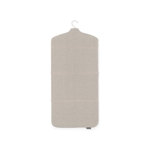 Brabantia - Faltbares Dampfbrett - zum Dämpfen von Kleidung unter Hochdruck - Robuste hitzefeste Fläche - Vielseitiger Aufhängehaken - Einfacheres Dämpfen mit Handdämpfern - 91,5 cm x 41 cm - Grau