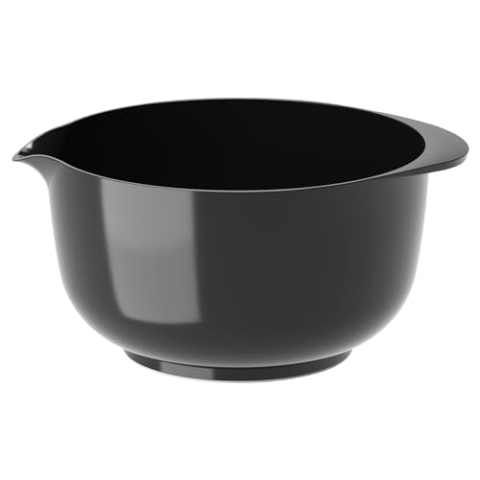 Rosti Margrethe Rührschüssel 4 Liter, Bruchsichere Schüssel, Backschüssel, Hefeteigschüssel mit gutem Griff, Teigschüssel aus Recycelbarem Kunststoff, Carbon Black (Schwarz)