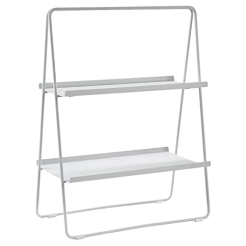 Zone Denmark A-Table Regal, Standregal aus Metall, 53 x 29 x 75 cm, Weiches Grau