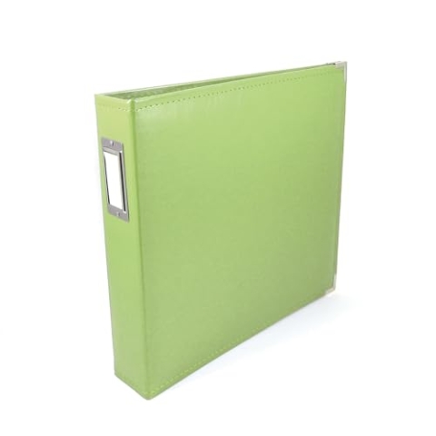 WE R Memory Keepers Classic Leder 3 Ring Album 12 Zoll x 12 Zoll Kiwi