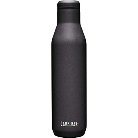 Weinflasche Camelbak, vakuumisolierter Edelstahl, 750 ml Schwarz