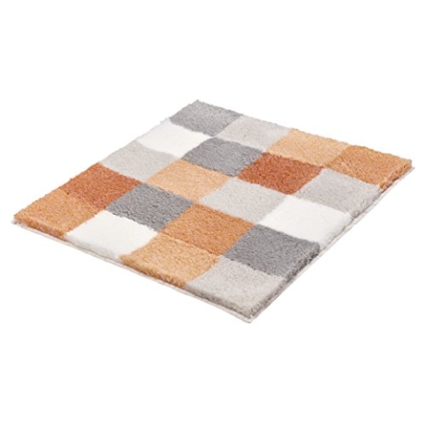 Kleine Wolke Badteppich Caro, Salmon, 55 x 65 cm, Lachsfarben