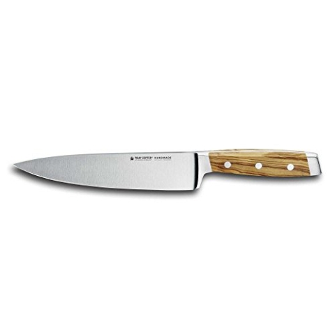 Felix SOLINGEN 831221 First Class Wood Kochmesser - Fingerschutz 21cm Klingen-Stahl Olivenholzgriff - Made in Germany