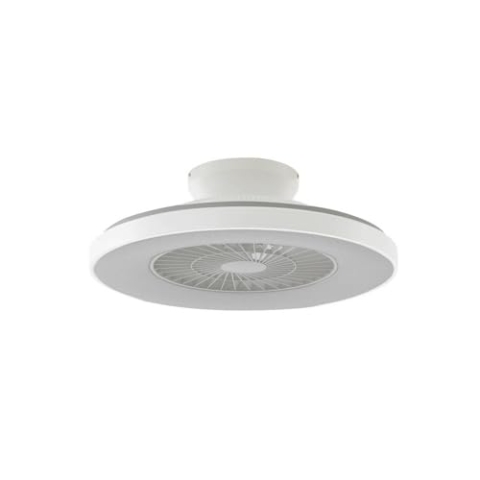 Lindby Smarter Deckenventilator mit LED Beleuchtung und Fernbedienung leise Ø60 cm, App Steuerung Ventilator Lampe dimmbar Farbwechsel (3000-6500K)