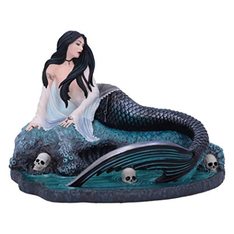 Nemesis Now Anne Stokes Sirens Lament Meerjungfrau Zaubererin, Blau, 22 cm