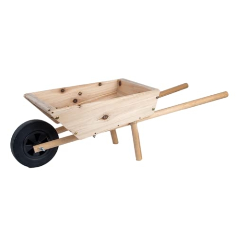 Esschert Design Kinderradkarre, Holz, 95,5 x 32,8 x 27,9 cm